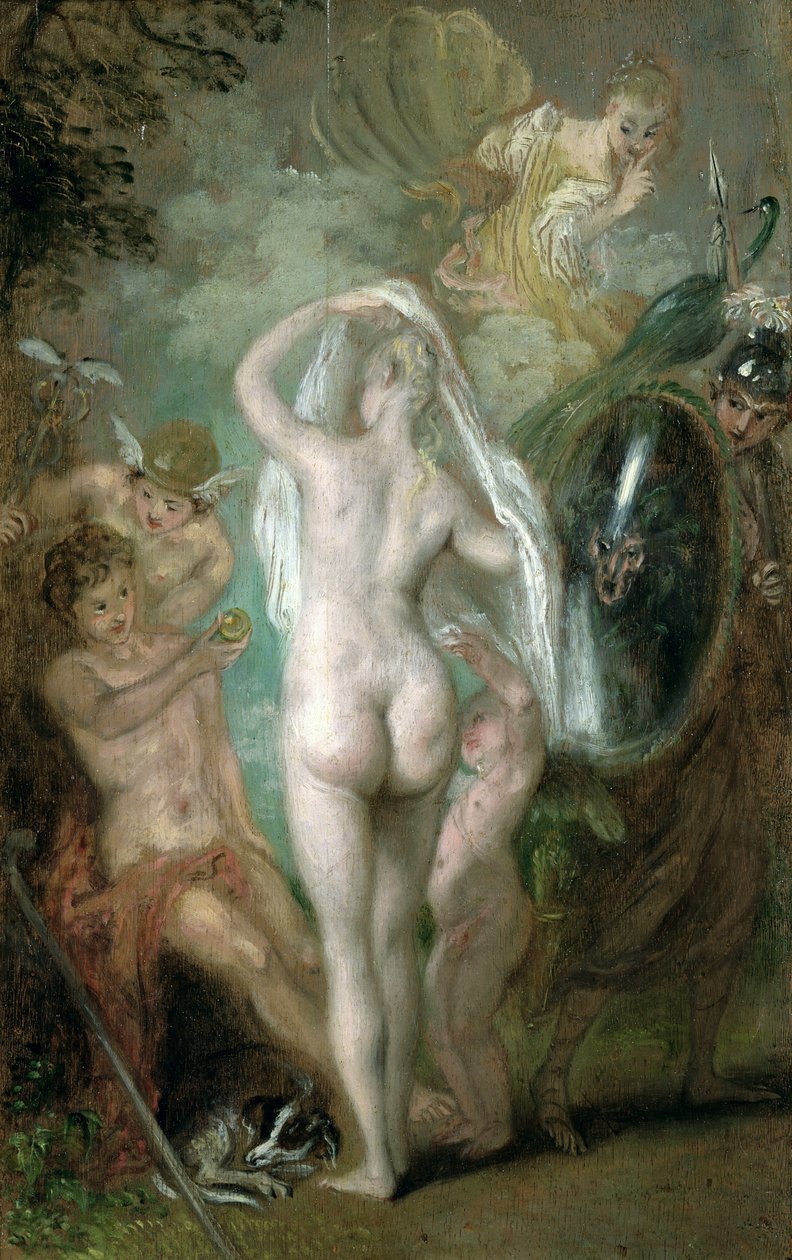 Paris-dommen af Jean Antoine Watteau
