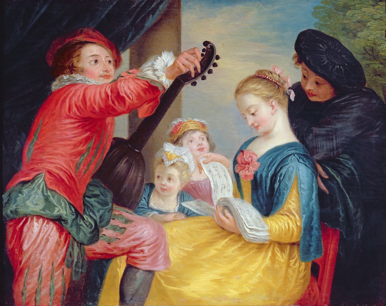 Musiktimen af Jean Antoine Watteau
