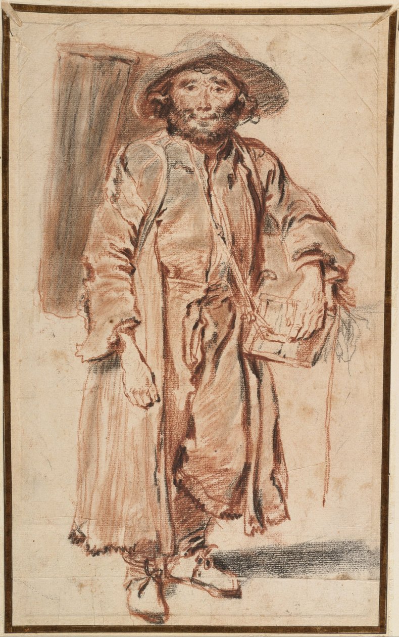 Den gamle Savoyard af Jean Antoine Watteau