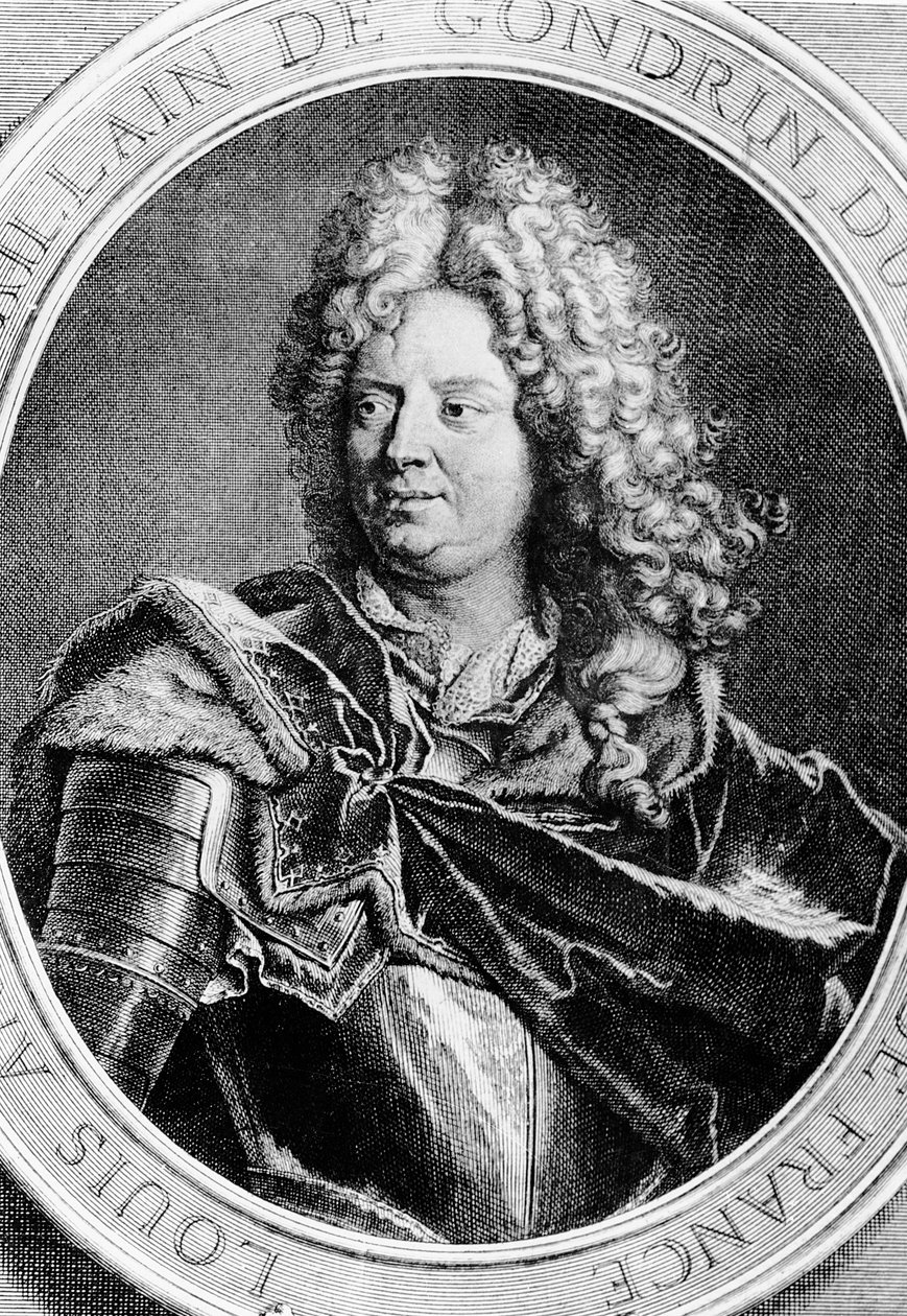 Louis Antoine de Pardaillan de Gondrin af Jean Audran