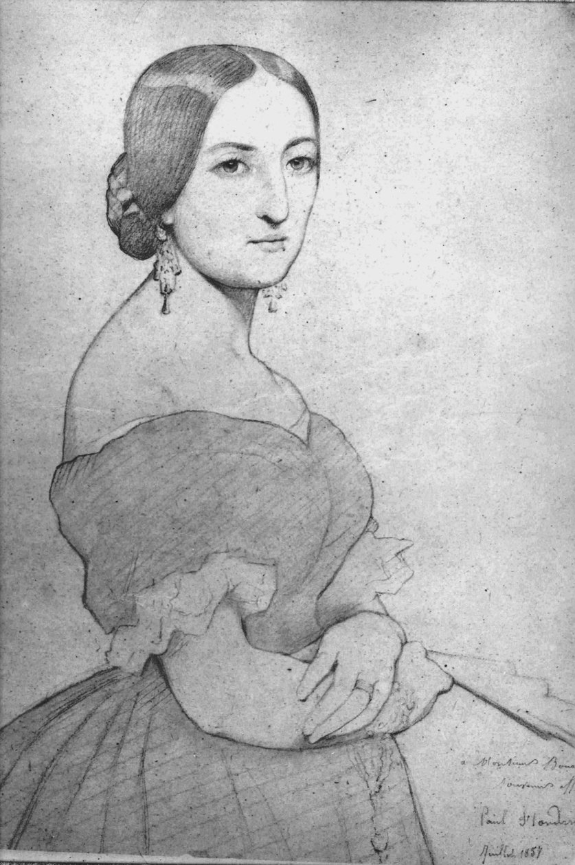 Portræt af fru Bouchot, født Camp de Pedros af Jean Auguste Dominique Ingres