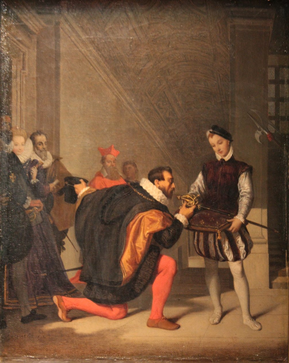 Don Pedro fra Toledo kyssede sværd af Henry IV af Jean Auguste Dominique Ingres