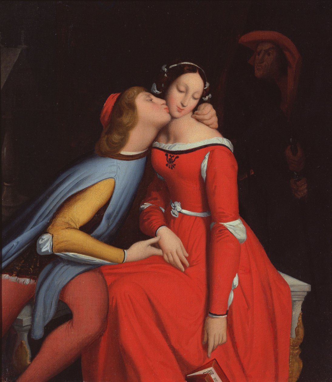 Francesca da Rimini og Paolo Malatesta, 1819 af Jean Auguste Dominique Ingres