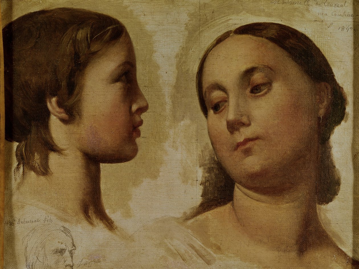 Madame Lauréal og hendes søn, 1840 af Jean Auguste Dominique Ingres