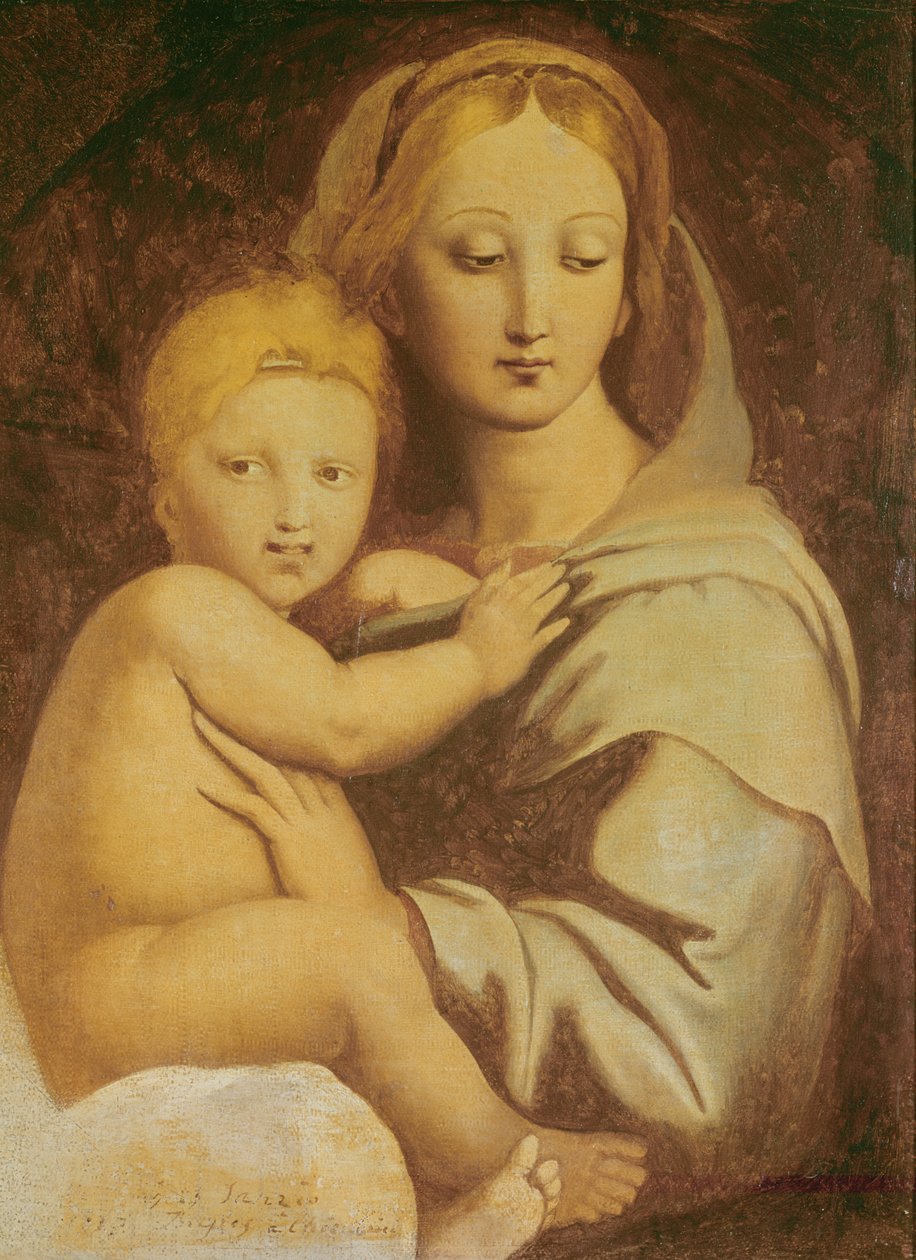 Madonna af kandelaberen af Jean Auguste Dominique Ingres