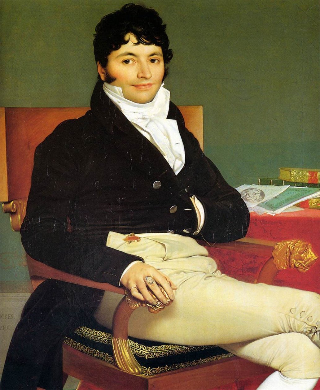 Mr. River af Jean Auguste Dominique Ingres