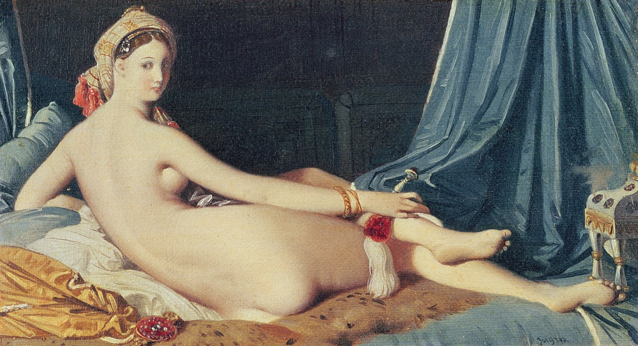 Odalisken, 1814 af Jean Auguste Dominique Ingres