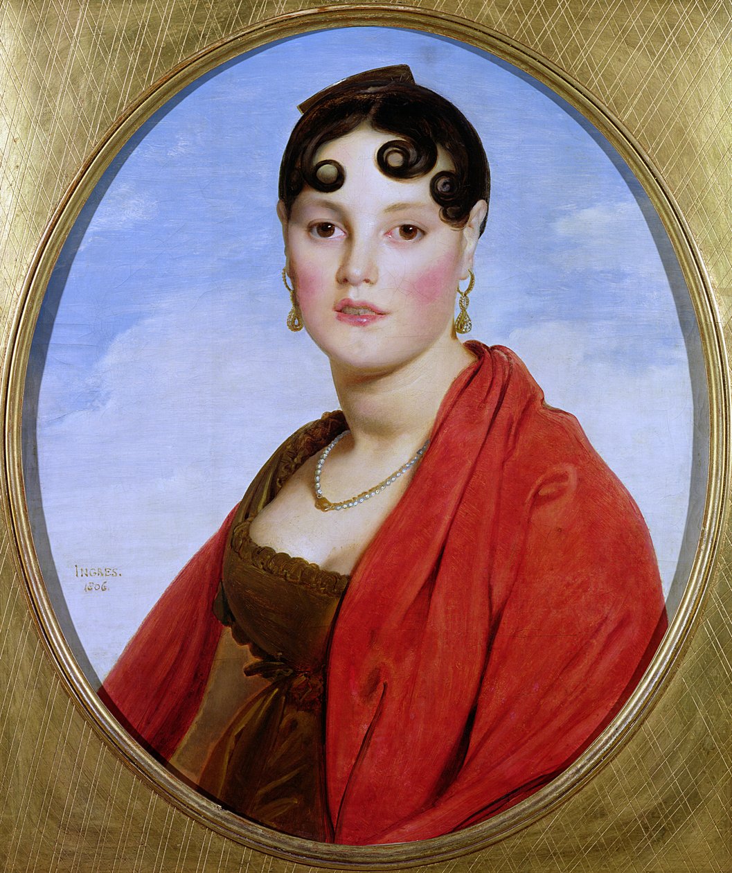 Portræt af Madame Aymon eller La Belle Zelie, 1806 af Jean Auguste Dominique Ingres