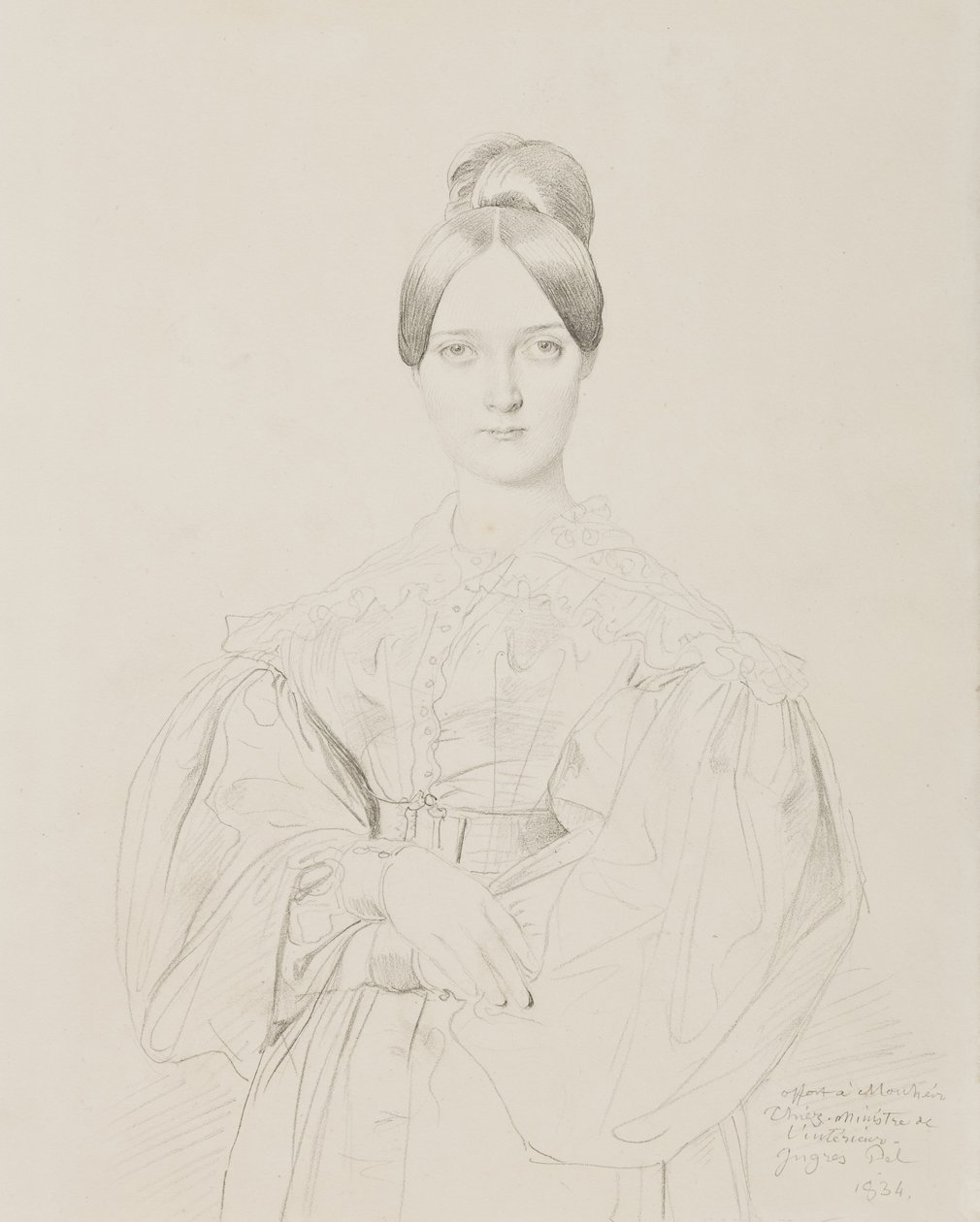 Portræt af Madame Thiers, 1834 af Jean Auguste Dominique Ingres