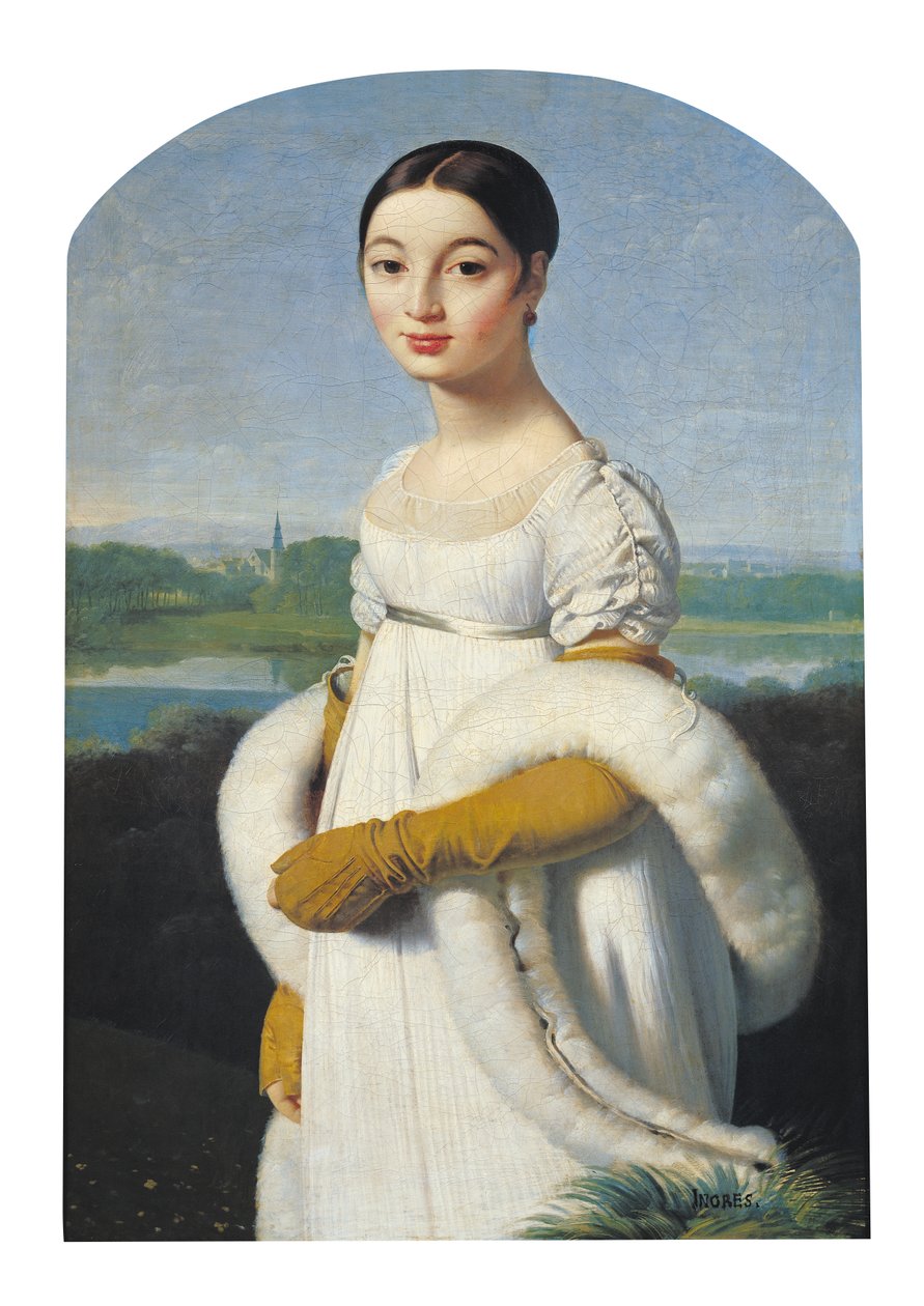 Portræt af Mademoiselle Caroline Riviere (1793-1803), 1805 af Jean Auguste Dominique Ingres