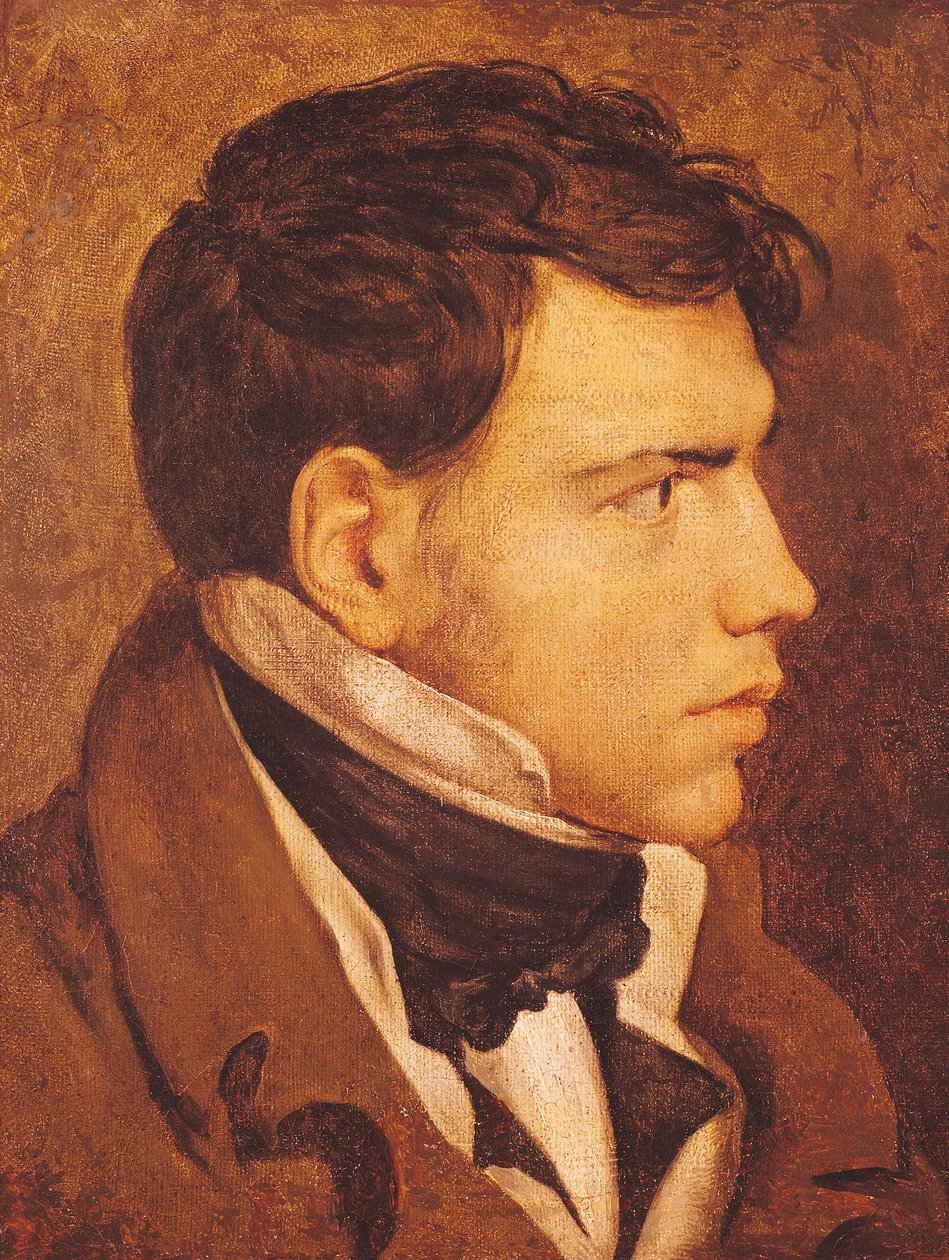 Portræt af en ung mand af Jean Auguste Dominique Ingres