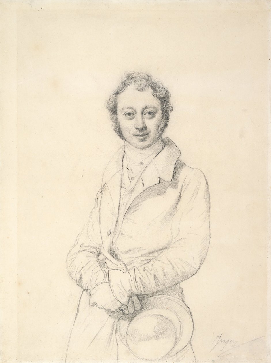 Arkæologen Désiré-Raoul Rochette, ca. 1830 af Jean Auguste Dominique Ingres