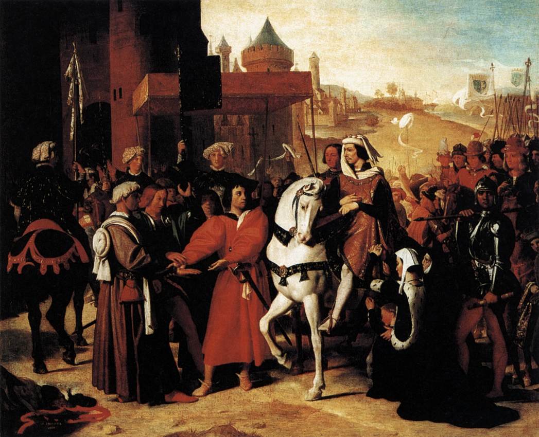 Fremtidens indtog Charles V af Jean Auguste Dominique Ingres