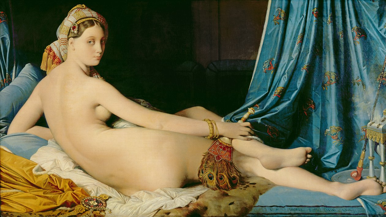 Grande Odalisque af Jean Auguste Dominique Ingres