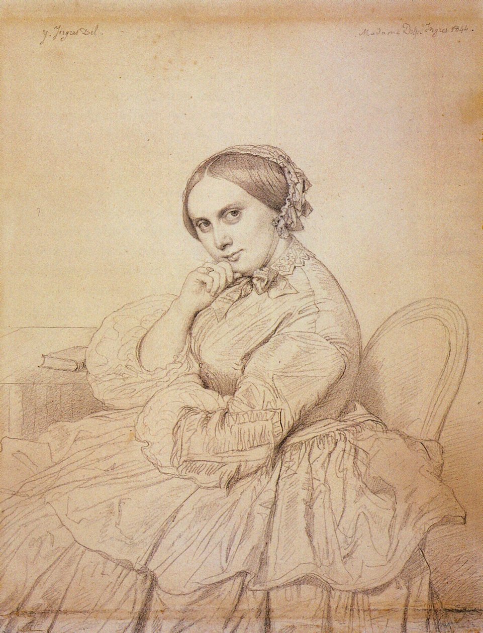 portræt af Delphine Ramel af Jean Auguste Dominique Ingres