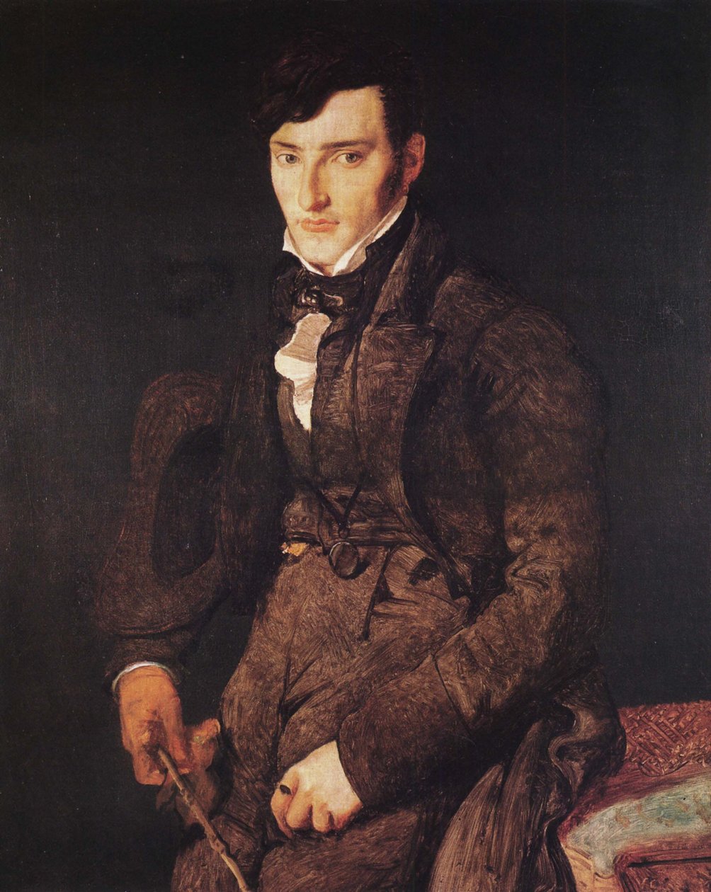 portræt af Jean-Francois Gilibert af Jean Auguste Dominique Ingres