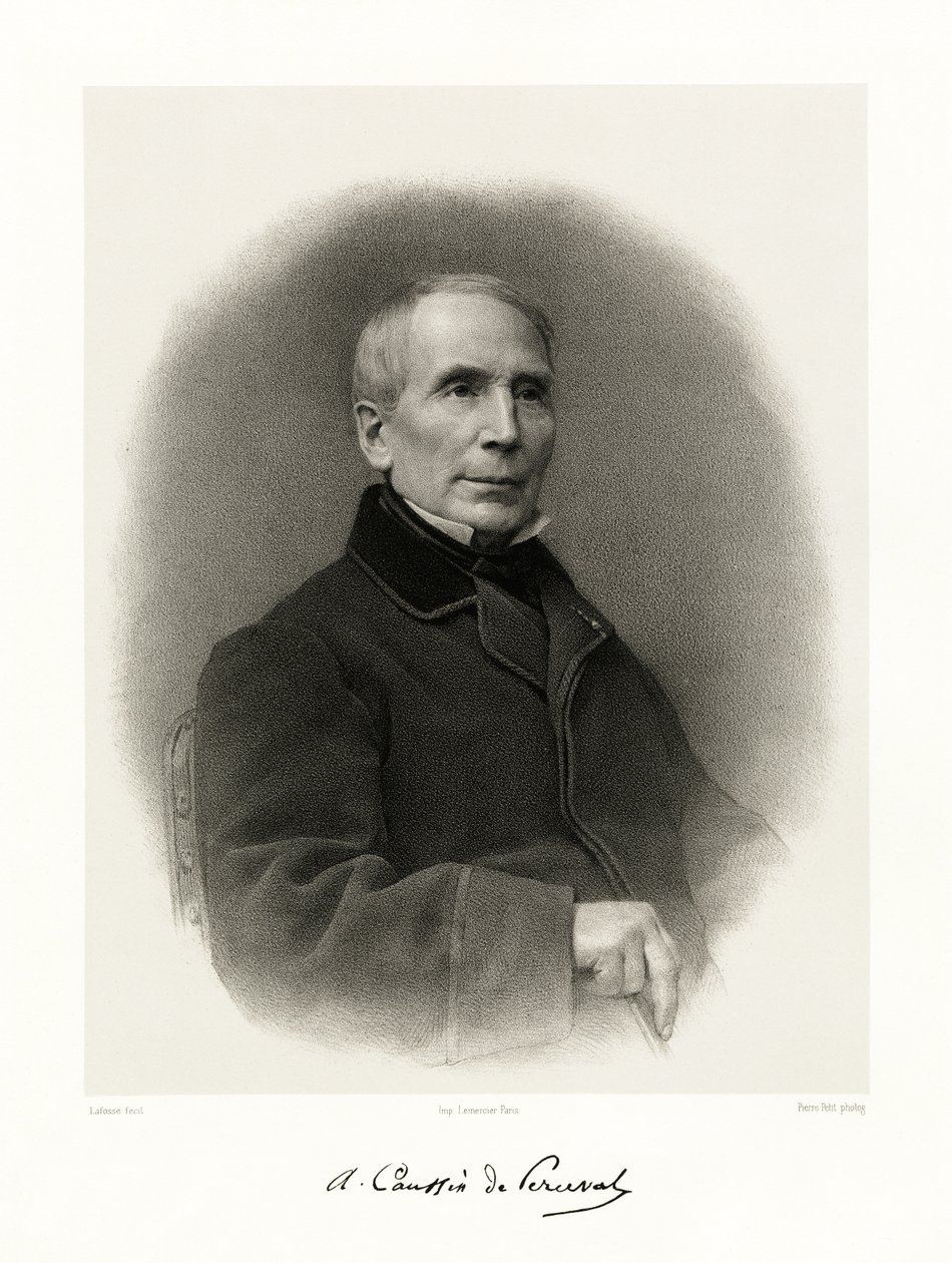 Armand Pierre Caussin de Perceval, 1865-66 af Jean Baptiste Adolphe Lafosse