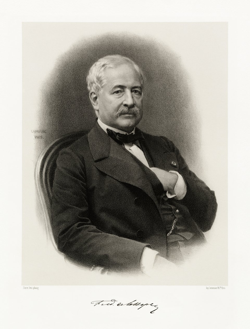 Ferdinand de Lesseps, 1865-66 af Jean Baptiste Adolphe Lafosse