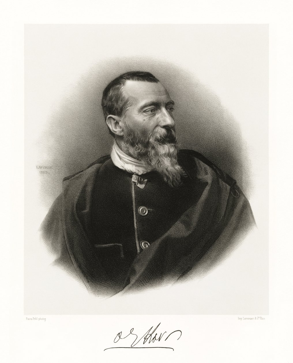 Jean Baptiste Alphonse Karr, 1865-66 af Jean Baptiste Adolphe Lafosse