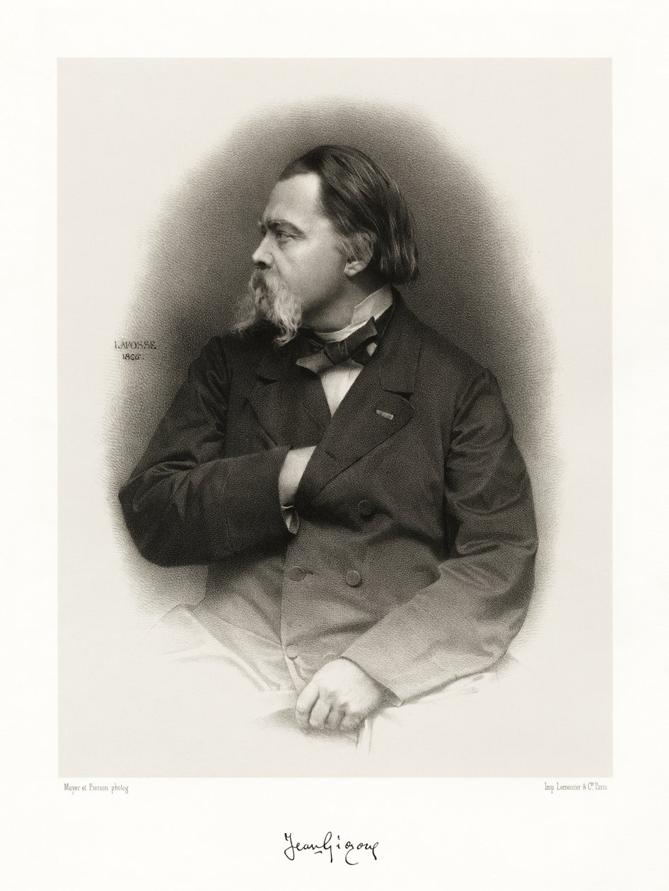Jean Francois Gigoux af Jean Baptiste Adolphe Lafosse