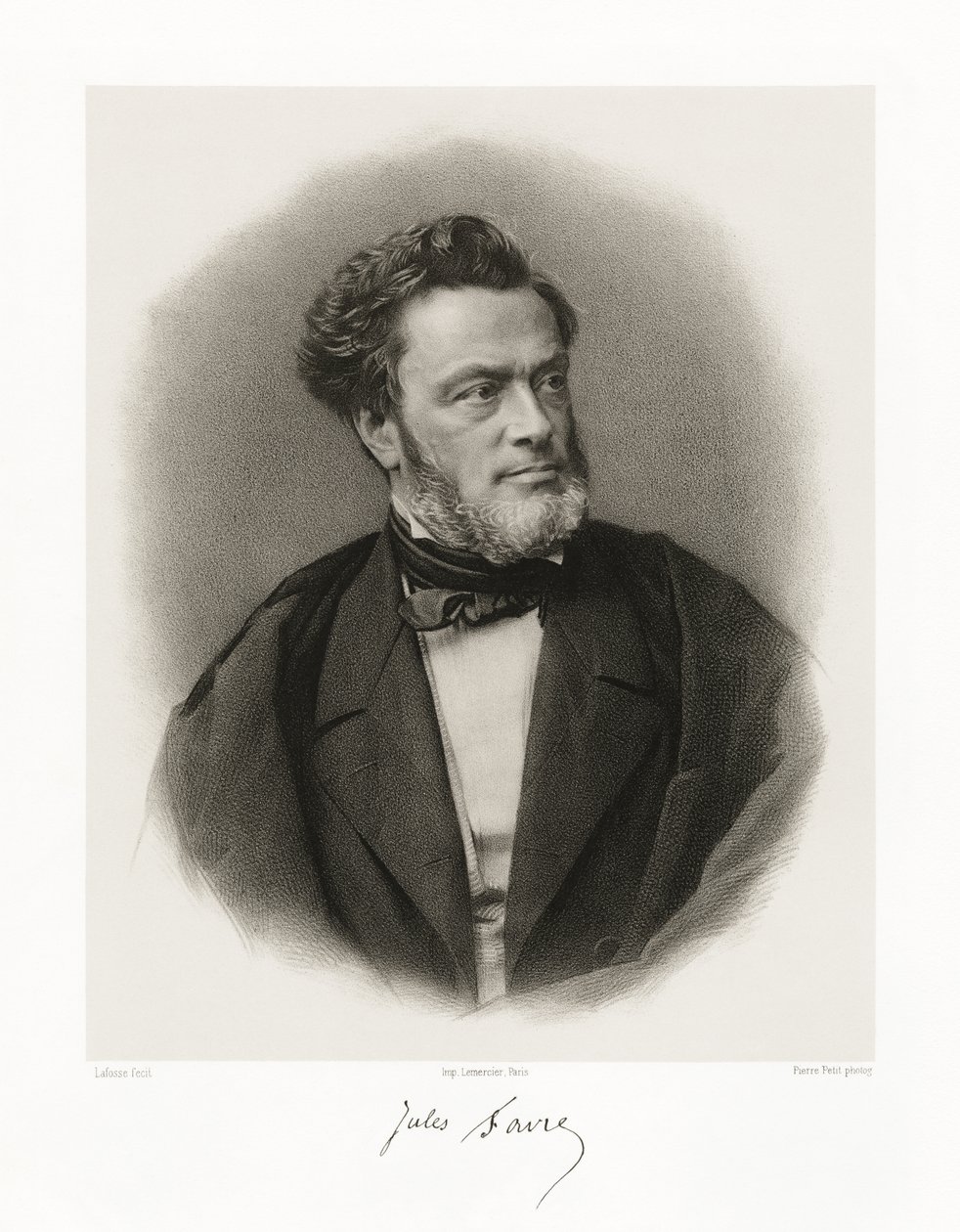 Jules Claude Gabriel Favre, 1865-66 af Jean Baptiste Adolphe Lafosse