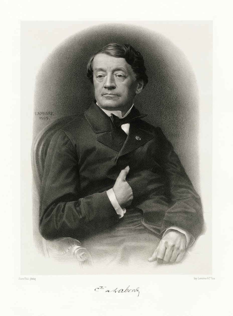 Léon de Laborde, 1865-66 af Jean Baptiste Adolphe Lafosse
