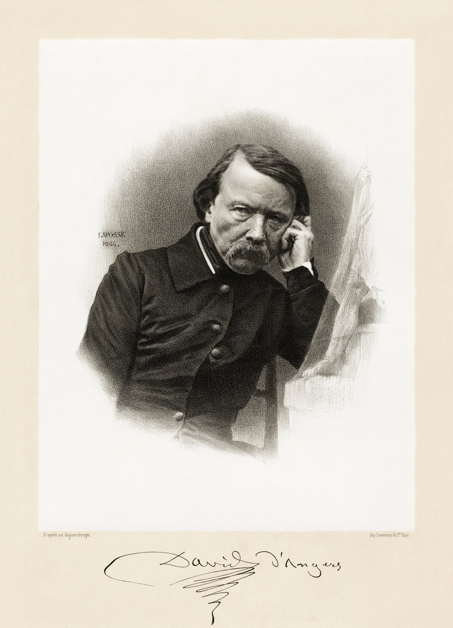 Pierre Jean David, 1865-66 af Jean Baptiste Adolphe Lafosse