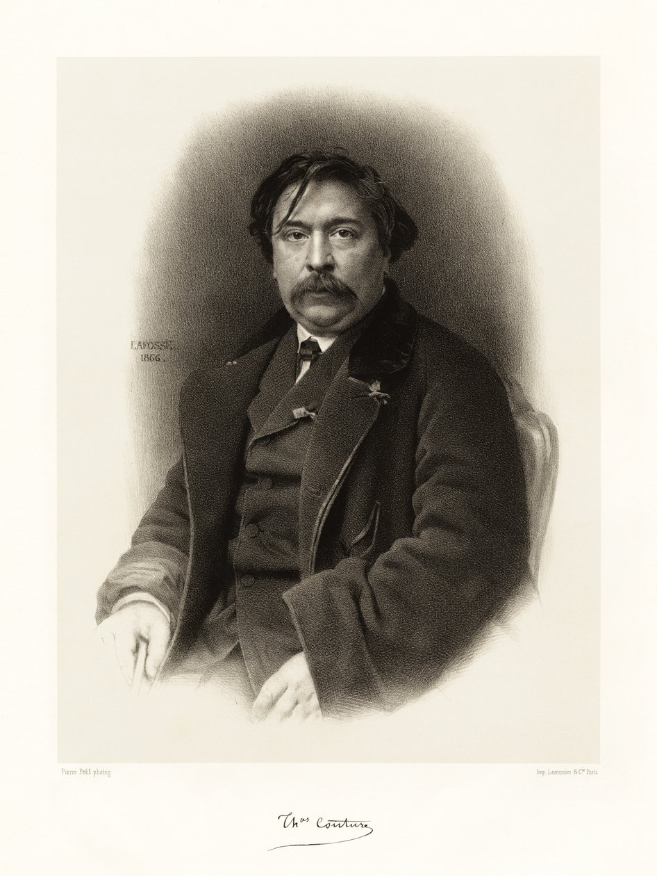 Thomas Couture, 1865-66 af Jean Baptiste Adolphe Lafosse