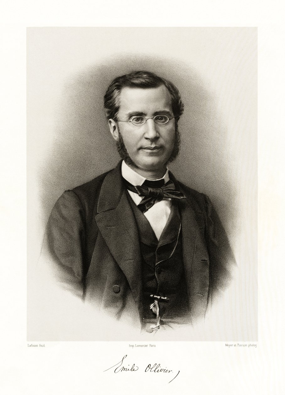 Émile Olivier Ollivier, 1865-66 af Jean Baptiste Adolphe Lafosse