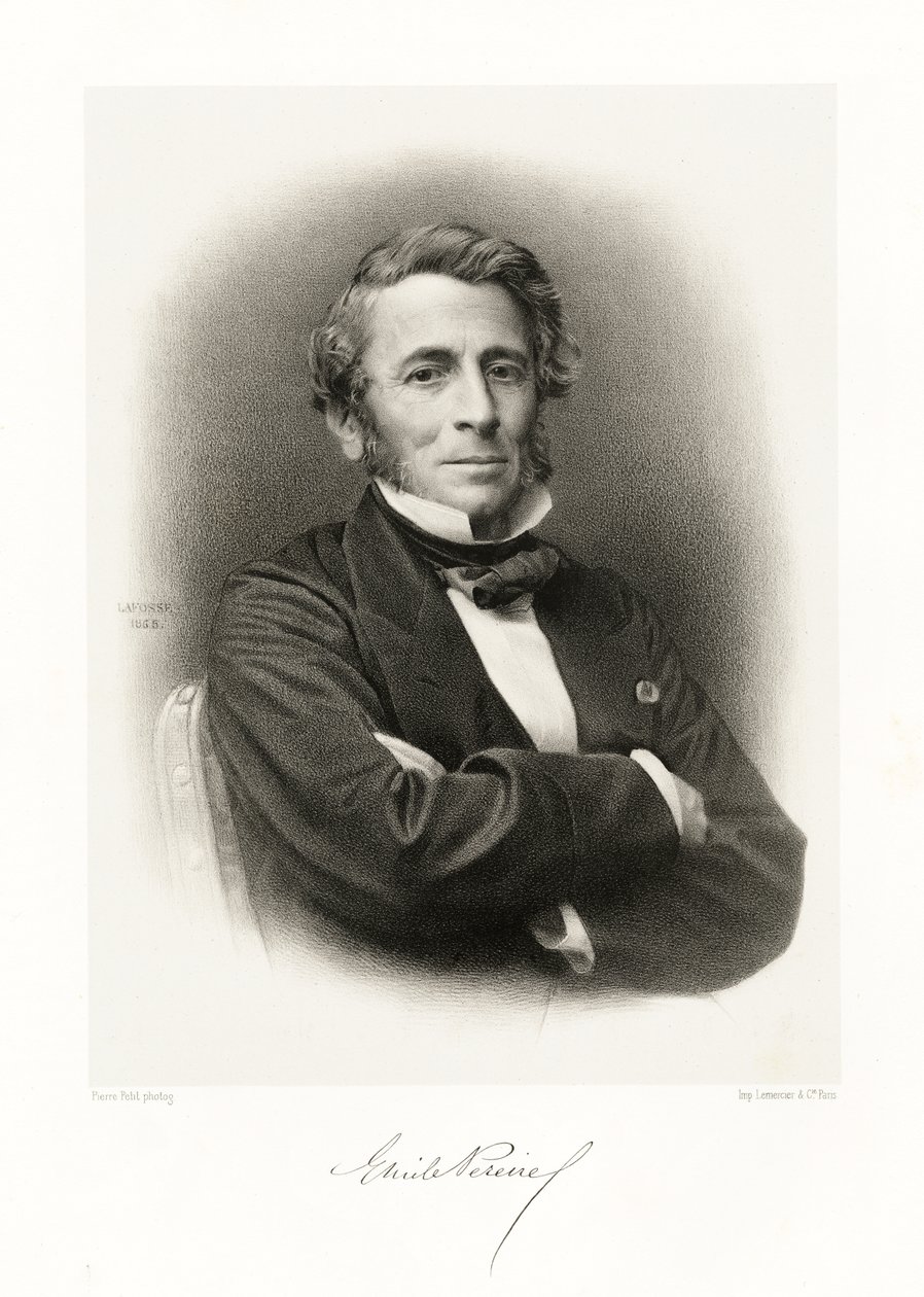 Émile Péreire, 1865-66 af Jean Baptiste Adolphe Lafosse