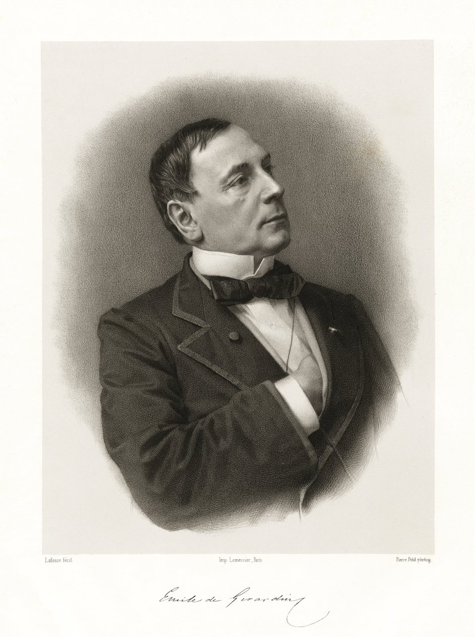 Èmile de Girardin, 1865-66 af Jean Baptiste Adolphe Lafosse