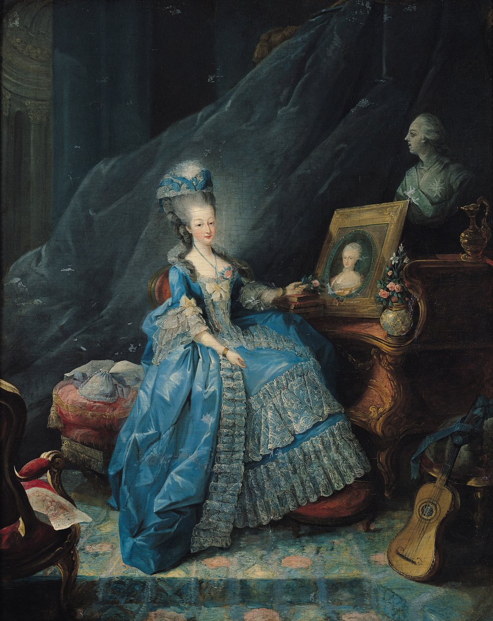 Marie-Therese af Savoyen (1756-1805) 1775 af Jean Baptiste Andre Gautier D