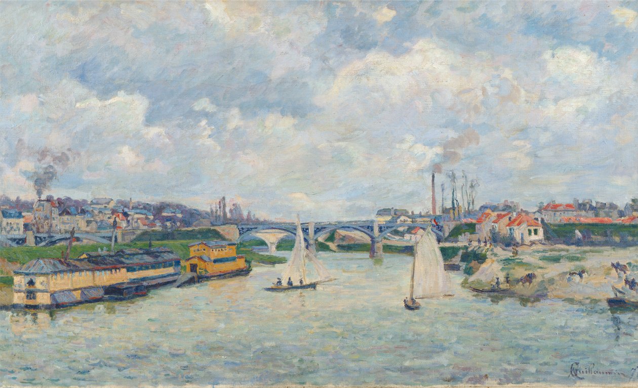 Charenton Port, 1878 af Jean Baptiste Armand Guillaumin