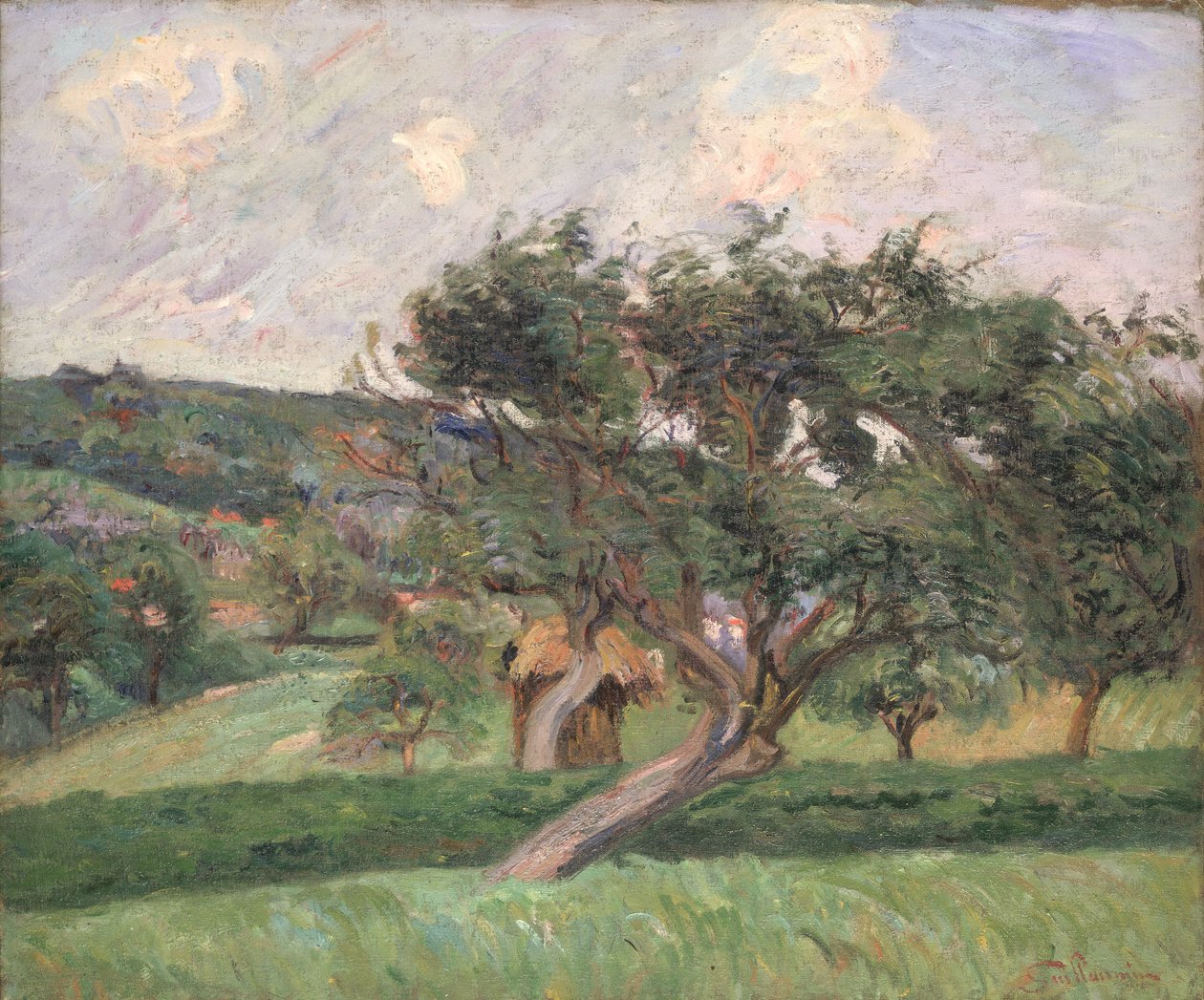 Landskab ved Damiette, ca.1890 af Jean Baptiste Armand Guillaumin
