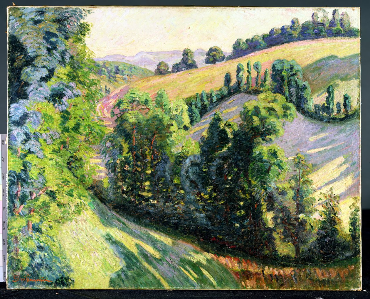 Landskab ved Pontgibaud, ca. 1895 af Jean Baptiste Armand Guillaumin