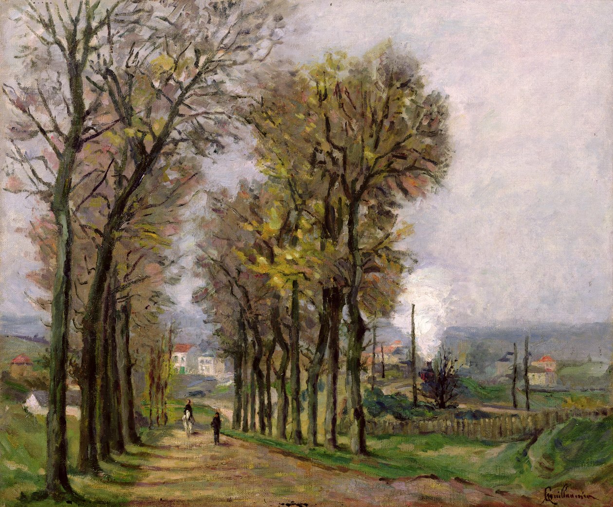 Landskab i Ile de France, ca. 1878 af Jean Baptiste Armand Guillaumin