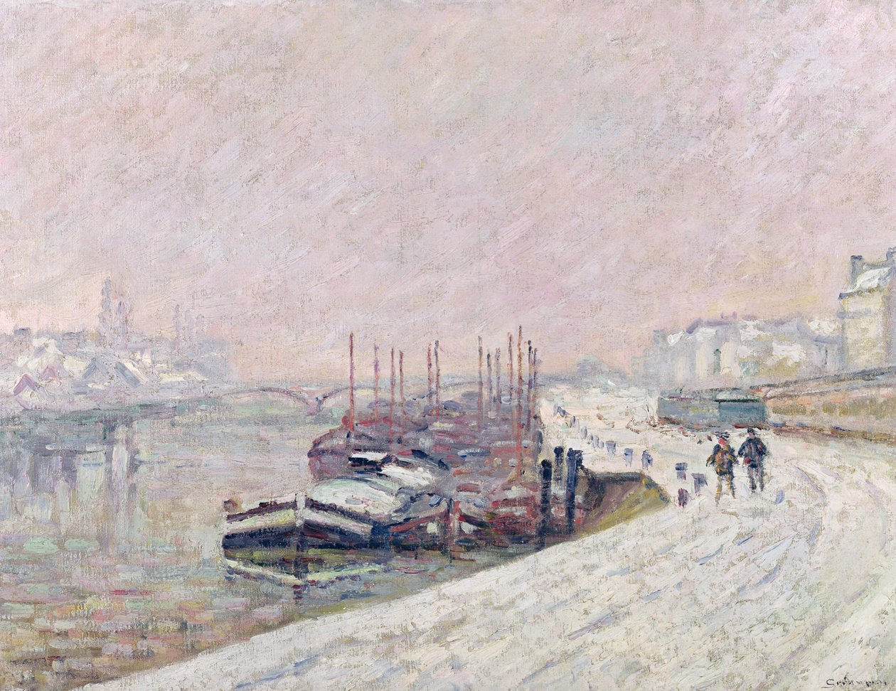 Sne i Rouen af Jean Baptiste Armand Guillaumin