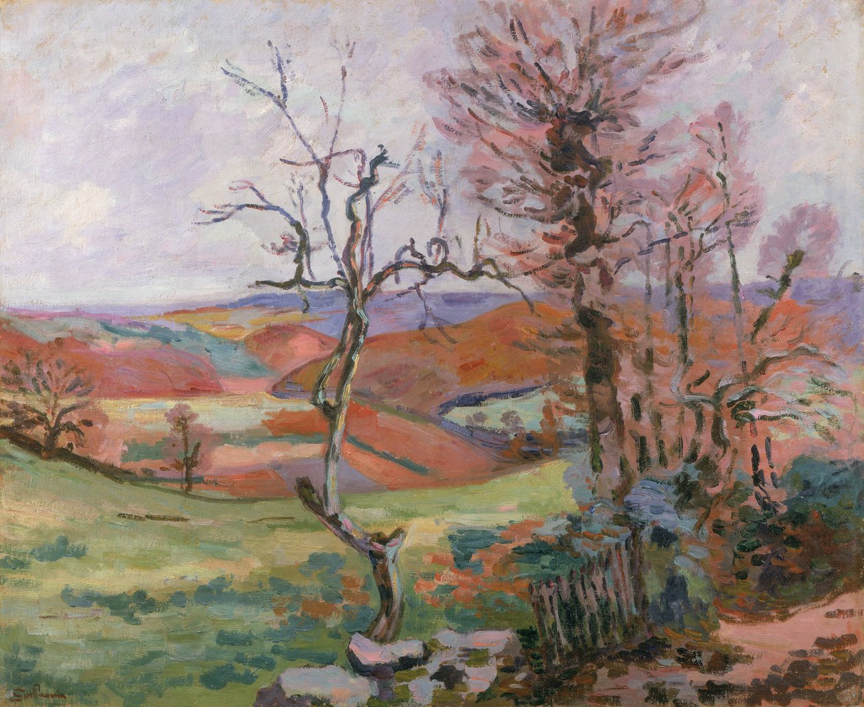 Puy Barion i Crozant, Bretagne af Jean Baptiste Armand Guillaumin