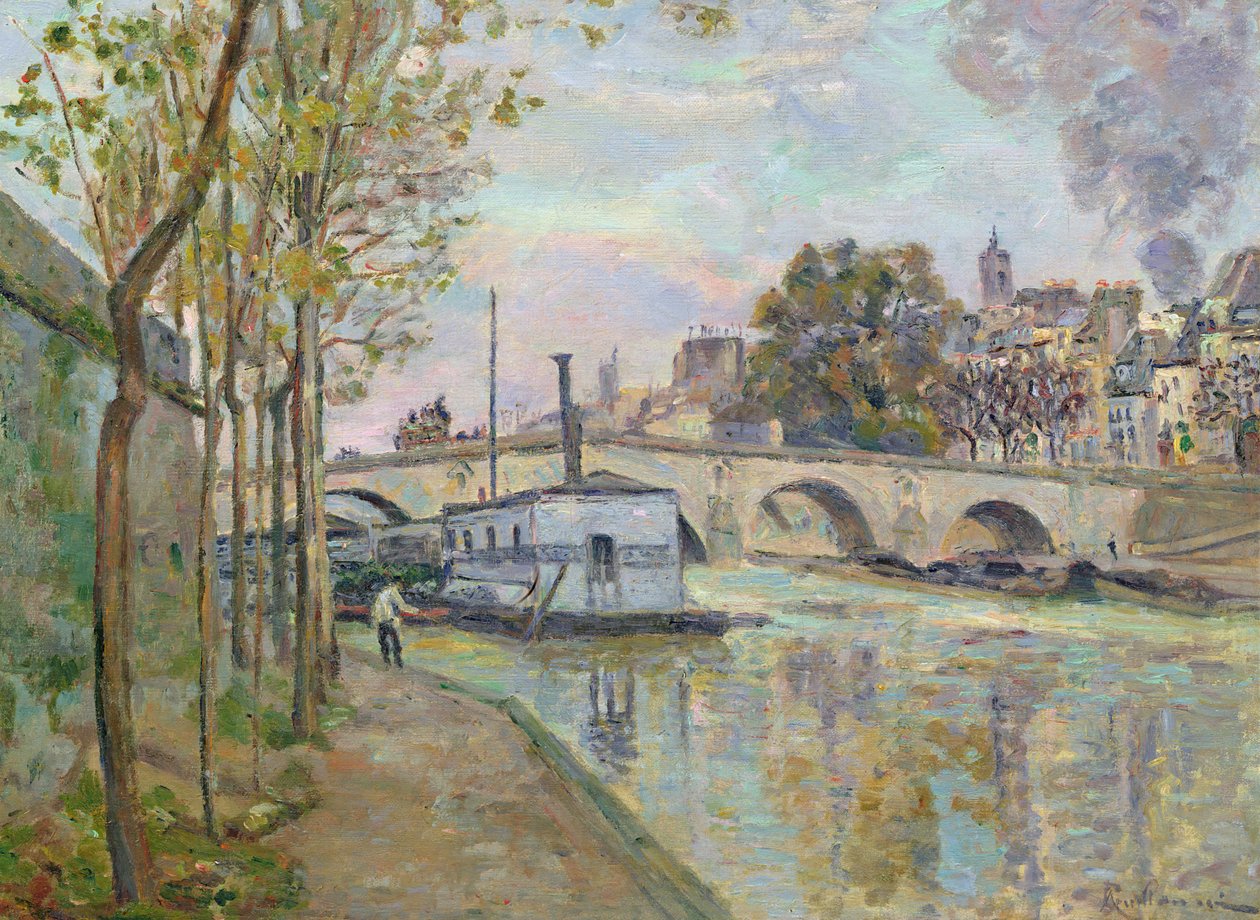 Seinen i Paris af Jean Baptiste Armand Guillaumin