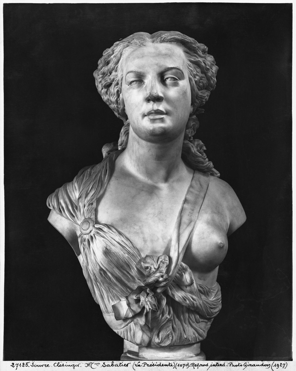 Madame Aglae Sabatier, kendt som Apollonie Sabatier, 1847 (marmor) af Jean Baptiste Auguste Clesinger
