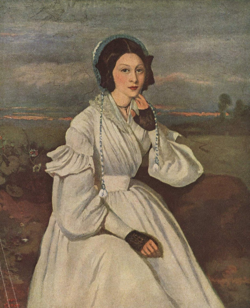 Claire Sennegon af Jean Baptiste Camille Corot