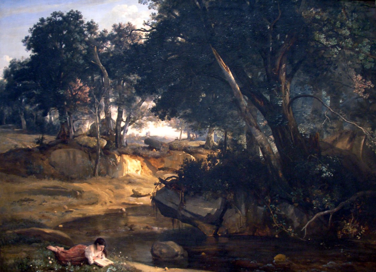 Forest of Fontainebleau af Jean Baptiste Camille Corot
