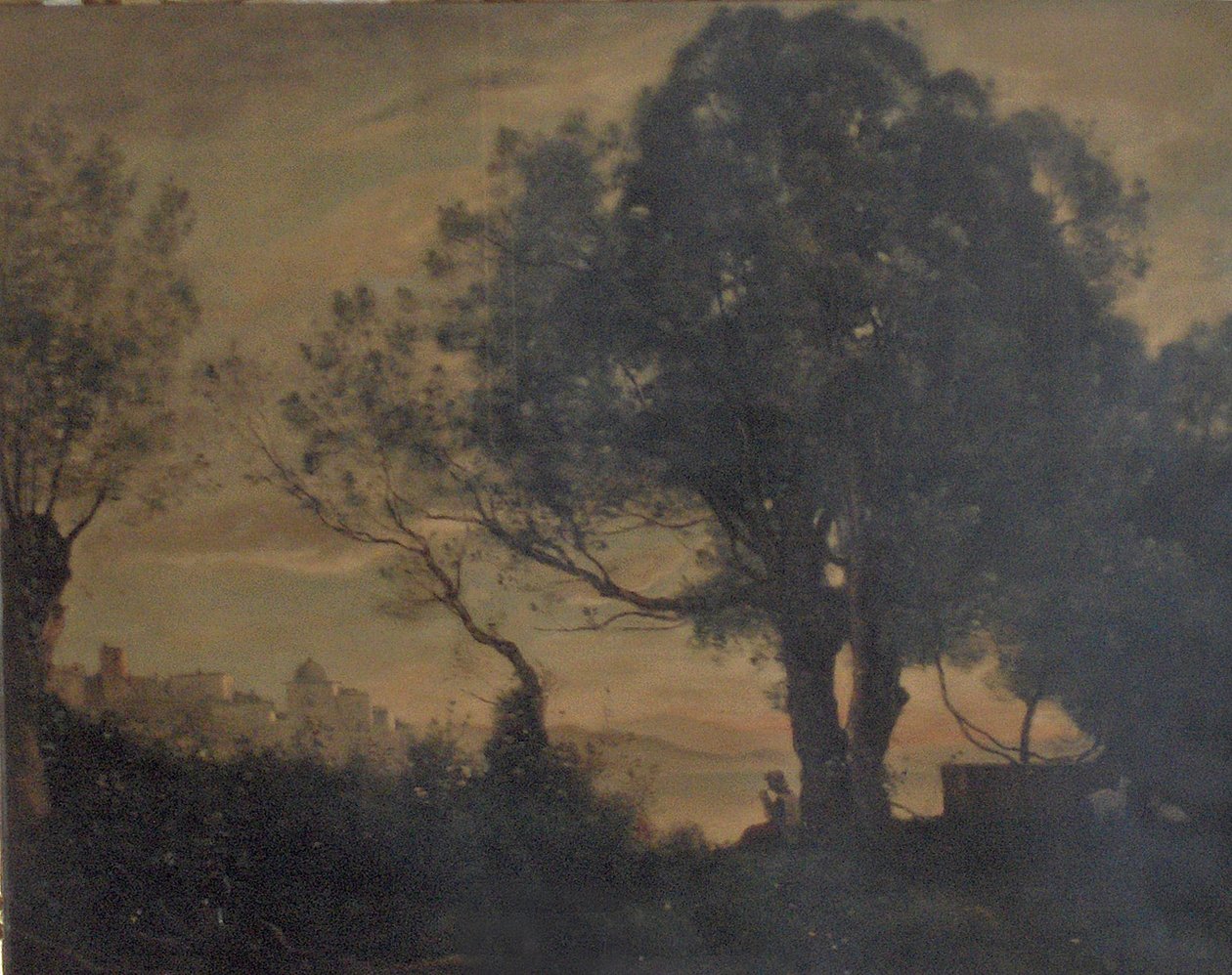 Landskab af Jean Baptiste Camille Corot