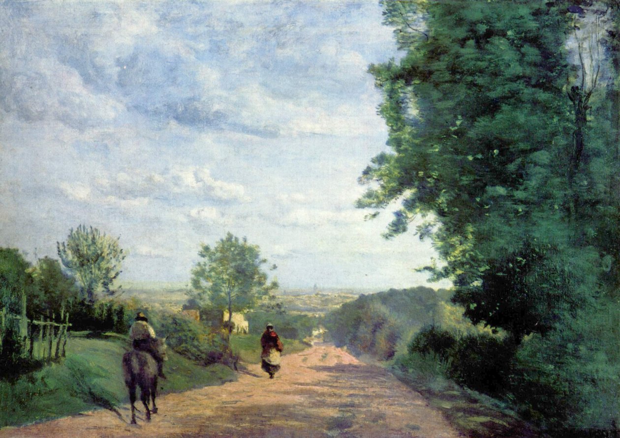 Vejen til Sèvres af Jean Baptiste Camille Corot