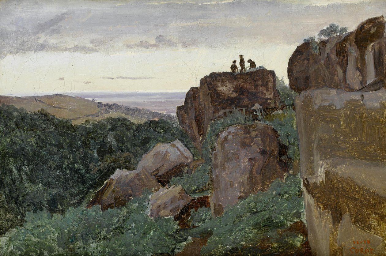 Marino af Jean-Baptiste-Camille Corot