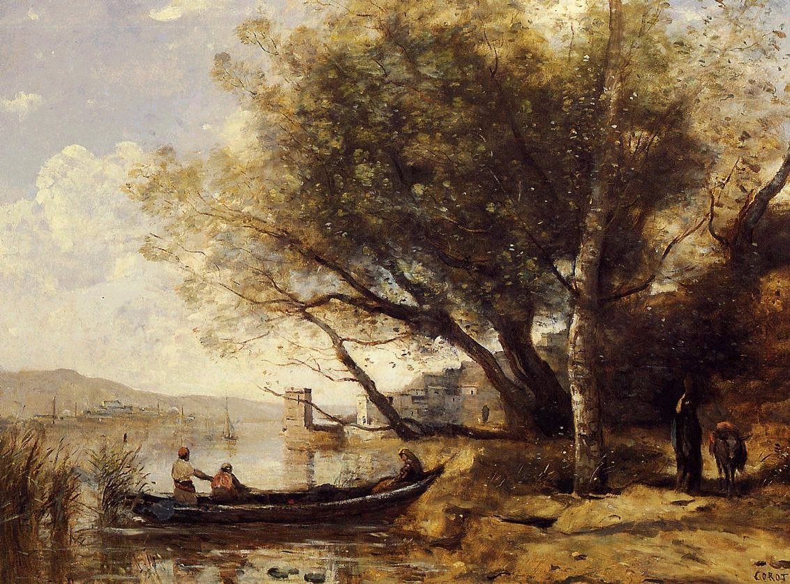 Smyrne, Bournabat af Jean Baptiste Camille Corot