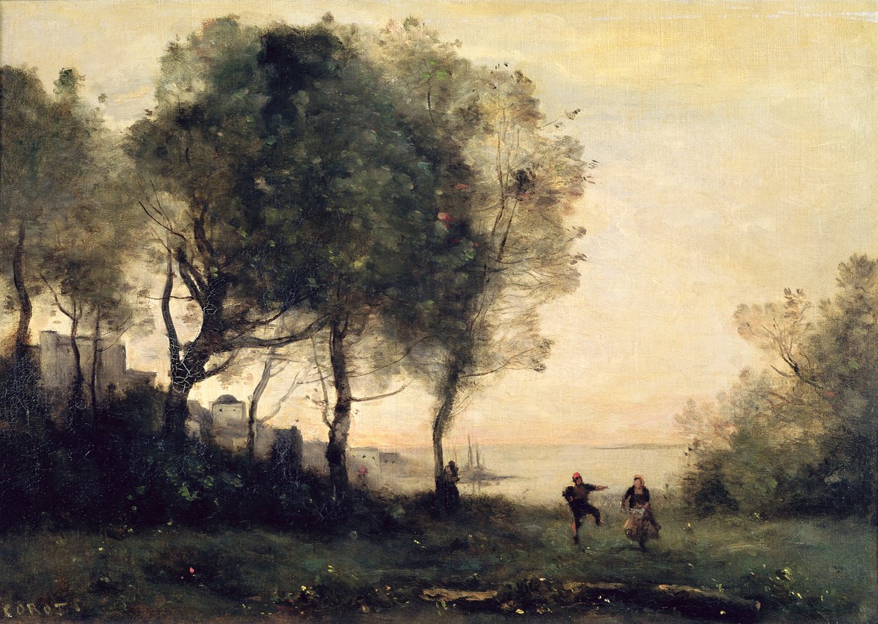 Souvenir fra Italien af Jean Baptiste Camille Corot