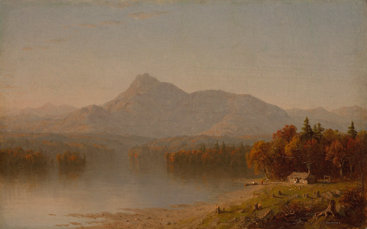 Andedammen, 1855-60 (olie på papir) af Jean Baptiste Camille Corot