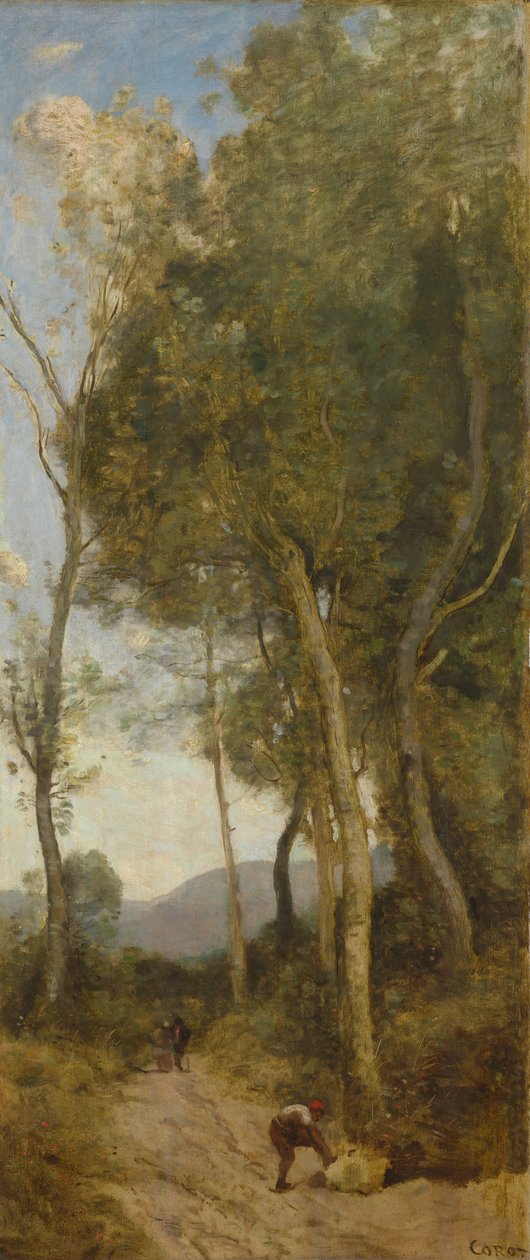 De fire gange på dagen af Jean Baptiste Camille Corot