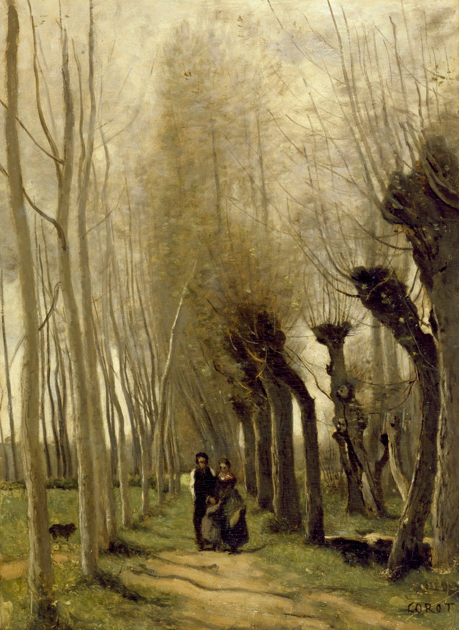 Marissels pilekrat af Jean Baptiste Camille Corot